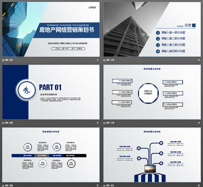 商業地產營銷策劃方案PPT模板